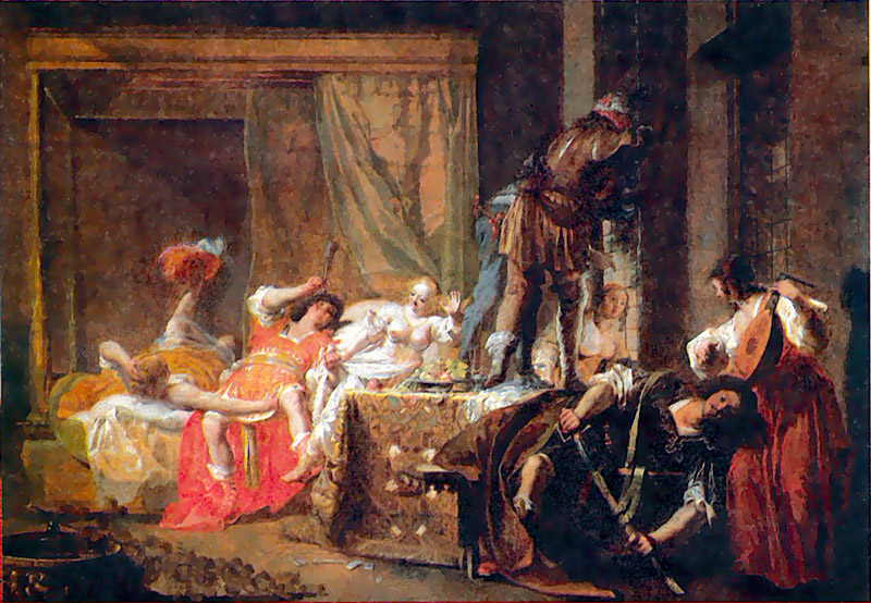 Николаус Кнюпфер. "Сцена в борделе". 1630-е годы